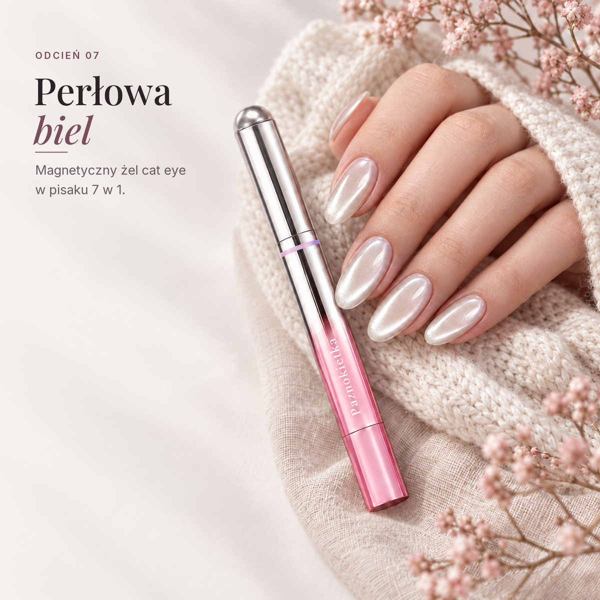 Odcień 07 Perłowa biel